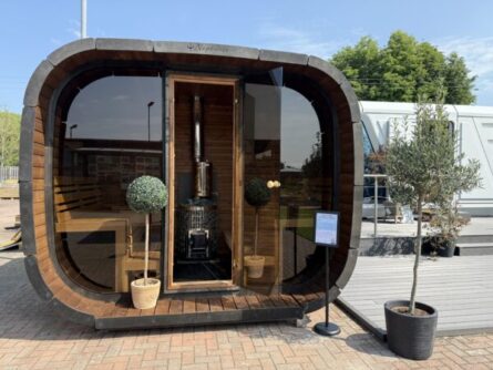 Oslo – Cube Shaped Outdoor Sauna – Image 2